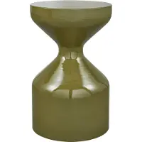 Woood Floyd Bijzettafel - Metaal - Groen - 47x30x30