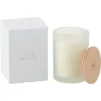 J-Line geurkaars accords essentiels fleur blanche-38h 8.5x8.5x12.5cm