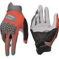 Leatt ADV Rally 5.5 Burn Rood Grijs Handschoenen Maat 2XL