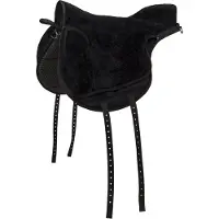 QHP - Bareback Pad - Super Soft - Zwart - Pony