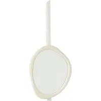 J-Line Wall mirror moderna mdf/mirror white small