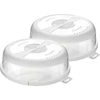 Hobby Life Magnetrondeksel/afdekschaal - 2x - transparant - BPA vrij kunststof - 24,5 x 7,5 cm