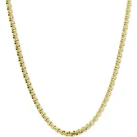 CO88 Collection - 8CN-26457 - box schakelketting vrouwen - 3 mm - 45 cm - goudkleurig