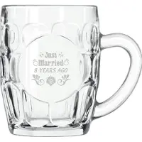 Libbey Gegraveerde bierpul 55cl Just Married 8 years ago