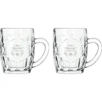 Libbey Gegraveerde set bierpullen 55cl Just Married 8 years ago