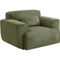 Sweeek 1 zits corduroy fauteuil Groen