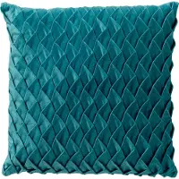 Dutch decor FERDY - kussenhoes 45x45 cm - Latigo Bay - petrol blauw - met rits - zonder binnenkussen