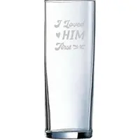 Arcoroc Gegraveerde longdrinkglas 31cl I loved him first