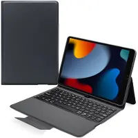 Mobilize Tablethoes geschikt voor Apple iPad 9 (2021) Hoes | Ultimate Bluetooth QWERTY Bluetooth Toetsenbord Bookcase - Zwart