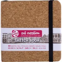 Talens Art Creation schetsboek, Kurk, 12 x 12 cm 5 stuks