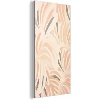 MuchoWow Aluminium schilderij 20x40 cm - Wanddecoratie metaal - Pastel - Kunst - Abstract - Metalen muurdecoratie woonkamer - Decoratie industrieel - Foto op dibond - Industriële accessoires slaapkamer