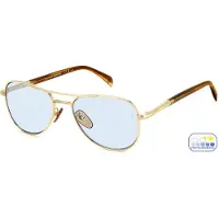 David Beckham Zonnebril - - DB 1175/S - Aviator - Gouden metaal - 56 mm