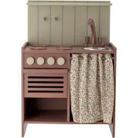 Bloomingville MINI Pippi Mini Kachel, Bruin, MDF