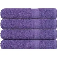 vidaXL Saunahanddoeken FROGN 4 st 80x200 cm 360 g/m² paars