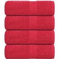 vidaXL Gastendoekjes FROGN 4 st 30x50 cm 360 g/m² rood