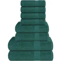 vidaXL 8-delige Handdoekenset FROGN 360 g/m² appelgroen