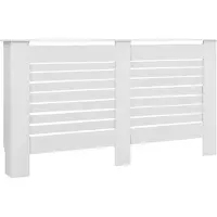 vidaXL Radiatorombouw 152x19x81,5 cm mdf wit