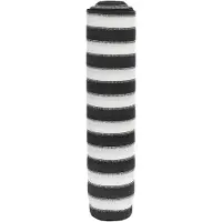 vidaXL Privacynet 75 g/m² 1,2x50 m HDPE antracietkleurig en wit