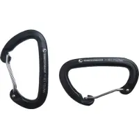 Ticket To The Moon Carabiner 22kN - Pair Carabine Black 8,5 x 5,2 cm