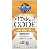 Garden of life - Vitamine Code Ruwe Vitamine C - 120 veganistische capsules