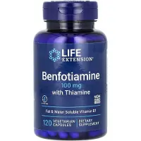 Life Extension - Benfotiamine met Thiamine, 100 mg - 120 capsules