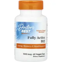 Doctors Best - Volledig Actieve B12, 1500 mcg - 60 capsules