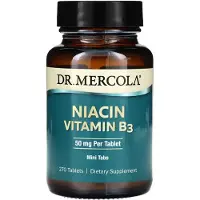 Dr. Mercola - Niacin - Vitamin B3 - 50 mg - 270 tabletten