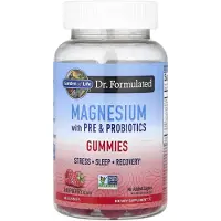 Elämän puutarha,Garden of Life - Dr. Geformuleerde Magnesium Gummies - Frambozensmaak