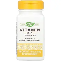 Nature'S Way – Vitamine B1, 100 Capsules