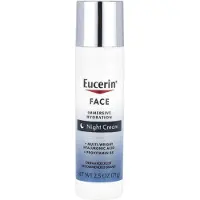 Eucerin Nachtcrème met Hyaluronzuur en Pro-Vitamine B5, Ultra-Lichte Hydraterende Crème voor het Gezicht
