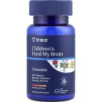 Trace Minerals - Voed Mijn Hersenen, Fruitpunch - 60 Kauwtabletten