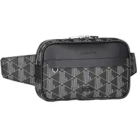 Lacoste slingtas The Blend Body Bag Allover Monogram Noir Gris zwart