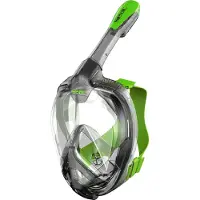Seac Sub Magica Snorkeling Mask Groen,Zwart L-XL