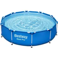 Bestway Steel Pro Tubular Pool 305x76 Cm Blauw 305 x 76 cm
