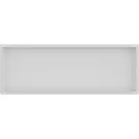 Guido Gusto Mat Wit RVS Inbouwnis met tegelflens 30x90x7cm