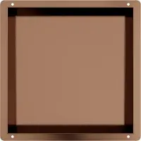 Guido Gusto Copper RVS Inbouwnis met tegelflens 30x30x7cm