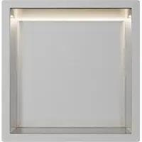 Guido Gusto RVS Inbouwnis 30x30x7cm met RGB verlichting