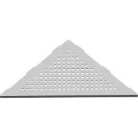 Guido Gusto Square Corner hoekplanchet inbouw 30x25 cm geborsteld Rvs