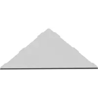 Guido Gusto Flat Corner hoekplanchet inbouw 30x25 cm geborsteld Rvs