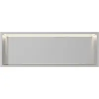Guido Gusto RVS Inbouwnis 30x90x10cm met RGB verlichting