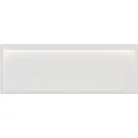 Guido Gusto Mat wit RVS Inbouwnis 30x90x7cm met tegelflens en RGB verlichting