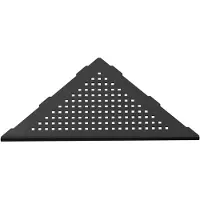 Guido Gusto Square Corner hoekplanchet inbouw 25x25 cm mat zwart