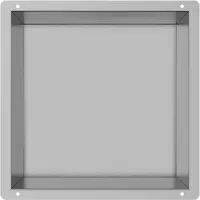 Guido Gusto RVS Inbouwnis met tegelflens 30x30x10cm