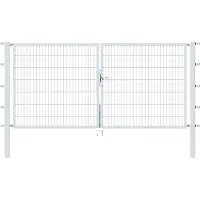 GAH Alberts Deur met dubbel hek Flexo 300 cm breedte (150 cm + 150 cm), in verschillende hoogten