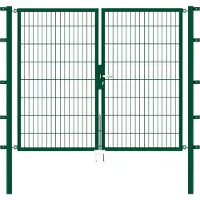 Alberts Deur met dubbel hek Flexo 200 cm breedte, in verschillende hoogten