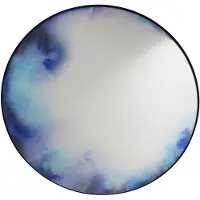 Petite Friture Francis Extra-Grote Spiegel (Blue and Violet Watercolor) - Second Chance