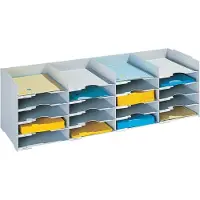 PaperFlow station de tri formularbox, 20 compartiments, gris noir