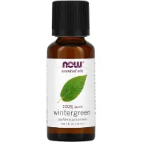 Now Essenti?le oli?n Wintergroenolie Stimulerende aromatherapie Geur Stoomgedestilleerd 100% puur Veganistisch Kindveilige dop 1-Ounce
