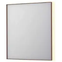 Ink Spiegel SP32 70x4x80 cm Incl. Indirect LED-Verlichting Rondom en Spiegelverwarming Geborsteld Koper