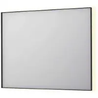 Ink Spiegel sp32 100x4x80 cm incl. Indirect led-verlichting rondom en spiegelverwarming mat zwart